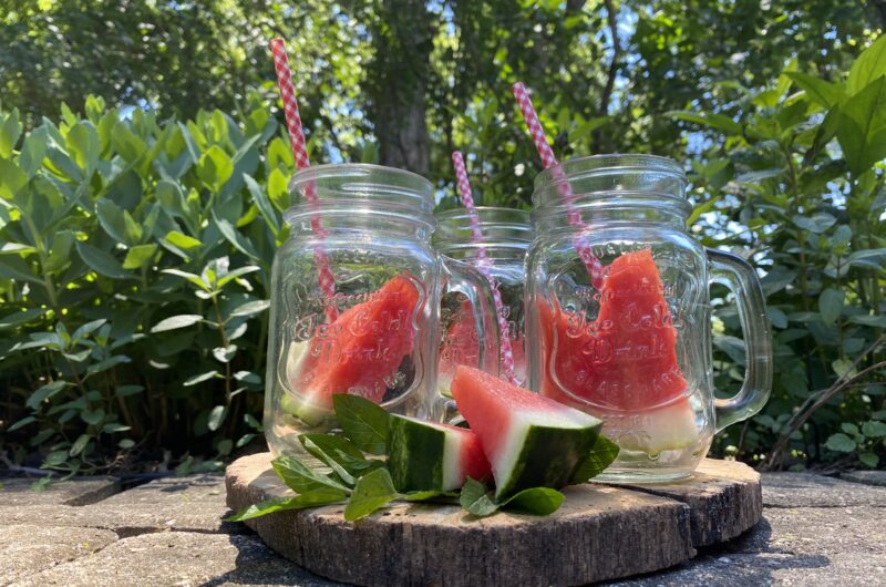 Refreshing Watermelon Blueberry Drink