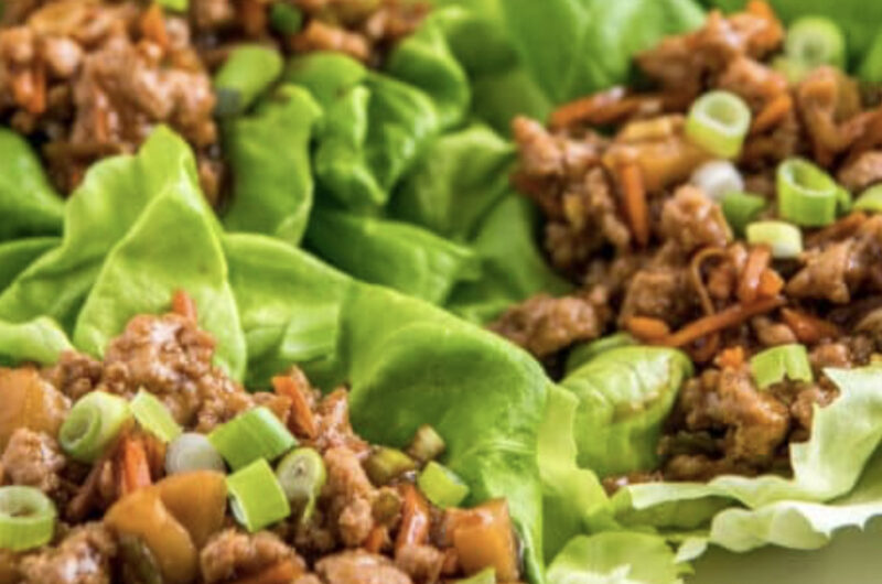 Asian Chicken Lettuce Wraps