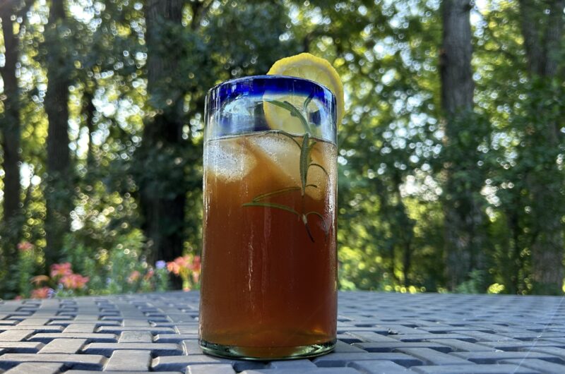 Rosemary Orange Iced Tea